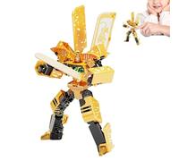 Generico Transformable - Figures De Briques, Figure d'action Robot - pour Garçons Collectionneurs Fête d'anniversaire Jeu À La Maison Plaisir en Plein Air Vacances Noël