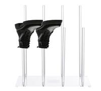 Generico Transparent Boot Rack - 15,4 x 9,4 x 15,7 pouces Tall Boots Rack Organizer | Organisateur de stockage acrylique | Space-Saving Sneaker Support High Boots Storage for Bedroom Hallway Corridor