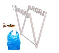 Genérico Trash Bag Holder - Iron Compact Garbage Bin Strong Carrying Capacity | Easy Install Cabinet Door Organizer, Hanging Waste Container For Kitchen, Bathroom, Office, Dorm, RV