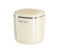Genérico Trash Can - Mini bac à déchets 2,6 l | Makeup Tabletop Garbage Basket With Lid, Push Button Mini Desktop Trash Basket For Bathroom Kitchen Bedroom Dorm Room Car Indoor Outdoor