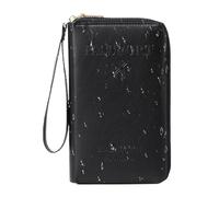 Generico Travel Passport Holder, PU Leather Passport Book Wallet, 7,48 x 4,33 x 0,98 inches Portable Waterproof Design, Multicard Slot Organizer for Men, Women, Document & Ticket Storage, Noir,