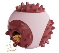 Genérico Treat Ball For Dogs Interactive Bite Resistant 66 g | Pet Teething Chew Ball for 66g Small Medium Large Puppy Indoor Outdoor Floor Yards Garden Park Walking