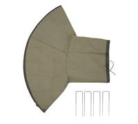 Generico Tree Root Cover for Winter, Tree Root Freeze Cover with 4 Ground Nails, Adjustable Outdoor Guard for Palm Stump Garden Landscape Outdoor Courtyard