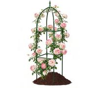 Generico Treillis pour d'extérieur - Support obélisque Vertical avec Hauteur réglable - Treillis métallique pour extérieur, pour terrasse, extérieur, Maison, Mariage, confidentialité, légumes