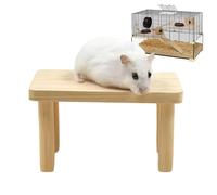 Generico Trésors pour hamsters - en bois pour petits animaux - Support d'escalade en bois pour souris, perroquets, degu, furets, écureuils, chinchillas, lapins, hamsters