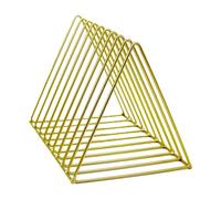 Generico Tripod Storage Rack Iron Wire Space-Saving Bookshelf, Record Storage Rack