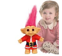 Generico Troll Jouets - Poupées Troll Vintage Noël - Décoration de Bureau, Décorations de Festives, Personnages Rétro Collection pour Collectionneurs et Adultes
