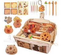 Genérico Trousse à crayons Capibara | Grande trousse à 9 couches avec capacité de stockage de crayons - Organisateur de stylos pour femmes, , filles, adolescents, étudiants | École