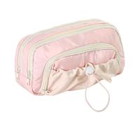 Genérico Trousse à crayons mignonne, sac à crayons avec cordon - Organisateur scolaire avec grande capacité pour ranger du matériel pour les étudiants, rose, Consulte la descripción, Voir description