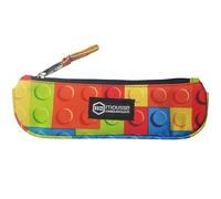 Generico Trousse à crayons plate en briques colorées, design original, 22 x 6 cm, porte-stylo pour l'école et le bureau