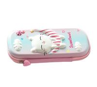 Generico Trousse à crayons pour filles - organisateur avec grande capacité, grande trousse pour stylos drôle - pour école, maison, anniversaire, fête, matériau papeterie règle, rose, riferimento