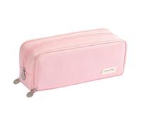 Genérico Trousse à crayons Trousse de maquillage esthétique, rose, Voir | Trousse scolaire pour enfants, adolescents, femmes, étudiants, bureau, université, voyages