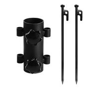 Generico Tube d'ancrage de canopée - Support de bielle Robuste pour parapluies de Patio et équipement extérieur | Support Portable pour randonnée, de Plage,