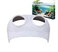 Genérico Tunnel pour poissons d'aquarium - 100 g | Grotte unique pour | crevettes et petits poissons | Décoration aquatique pour aquariums, étangs, paysages sous-marins et habitat