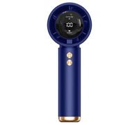 Genérico Turbo Fan Rechargeable Portable Handheld Fan Battery Operated With Digital Display, Powerful Cordless Air Circulator for Outdoor Activities, Travel, and Work