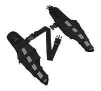 Genérico Tuteur pour la jambe arrière du chien : support élastique réglable pour animaux de compagnie, genoux pour chiens avec bandes de compression respirantes | Manche arrière protectrice pour la