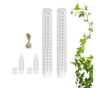 Genérico Tuteurs de mousse, poteau empilable de 63,5 cm, piquet en maille pour d'intérieur, pour orchidées, tomates, limons, pots de fleurs, intérieur et extérieur, balcon