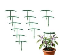 Genérico Tuteurs de support pour | 12 pièces support semi-circulaire pour d'intérieur, pour jardin, patio, pelouse, balcon, serre, paysage et extérieur