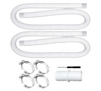 Generico Tuyau de piscine - Tuyau de pompe de piscine | Tubes de Dapiscine | Connecteur lourd de 39 pouces avec 4 pinces flexibles pour les connexions Spa pour circulation d'eau en cascade