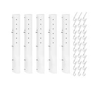 Generico Tuyaux pour arbres - 5 pièces d'aération pour avec attaches à charnière libérables - Tubes pour la croissance des plants et des jeunes arbres | pour Jardin Cour Verger Pépinière Serra