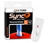 Genérico U-Turn Sport * Sync White, ruban d'insertion en tissu texturé ; accessoires Bowling ; entretien ; boules : boules.