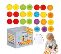Genérico Œuf pour jumeler des formes doux apprentissage précoce | Œuf de reconnaissance et appariement de couleurs Jouet préscolaire Formes Motricité fine Pâques
