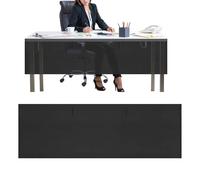 Genérico Under Desk Privacy Panel, Wire Concealing Private Screen Adhesive Cords Management Desk Skirt, for Home Officess Apartment Farmhouse Classroom Home Studios