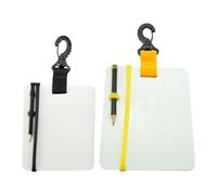 Genérico Underwater Board, Underwater Slate - Waterproof Swivel Clip Pencil Diving Slate | Underwatter Diving Tablet, Tablet