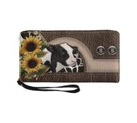 Generico Unique Wallet Design | Everyday Use Wallet | Women's Accessory, Compact Card Holder, Fun Cow Print Accessory, Lightweight Money Holder, Chic Wallet for Women, Cow Pattern Wallet, C,