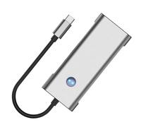 Generico USB C HUB,Adaptateur d'extension USB C pour ordinateur et ordinateur portable - Station adaptateur avec plusieurs ports pour bureau à domicile étudiants passionnés technologie de réunion