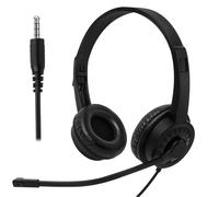 Generico Utilisation étendue : offre une expérience d'écoute inégalée avec ce casque PC filaire. Idéal pour différentes occasions telles que dans la formation, à la maison, en salle de classe, ou en