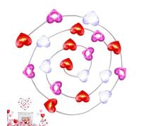 Generico Valentine's Day Lights - Flexible Heart LED | Ambient Lighting Decorations For Bedroom, Living Room, Apartment, Office, Garden, Yard, Patio, Holiday Party, Wedding, Romantic Home Decor