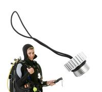 Genérico Valves de réservoir DIN Plongée - Couvercle pour bouchon anti-poussière relié à une corde régulateur de plongée, légère, filetée