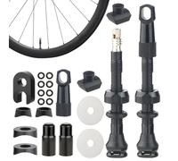 Generico Vannes tubeless - Kit de valve pour pneus tubeless, structure avec noyau en aluminium, design étanche, installation simple | Réparation de vélo Jantes Scooter, mot