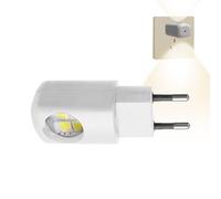 Generico Veilleuse avec fiche pour prise murale, lampe LED pour chambre | Veilleuse pour couloir avec capteur automatique du lever du soleil pour salle de bain, couloir, salon, cuisine et entrée