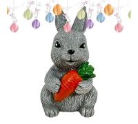 Genérico Veilleuse lapin - Figurine décorative LED - Lumière portable d'animal pour intérieur, chambre, chambre bébé, table de nuit, chambre