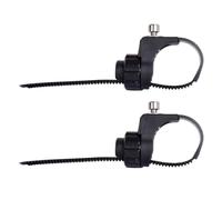 Generico Vélo Fork Pince - 2X Adaptateur Mudguard | Rack Anneau de Modification | Pièces de Réparation De Sport Imperméable Pièces de Protection de Boue Arrière pour