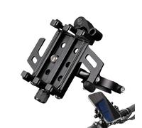 Generico Vélo Phone Mount | Non-Slip Cycling Smartphone Holder | Handlebar Navigation Bracket For Mountain Road Urban Touring Gym Commuting Scooter
