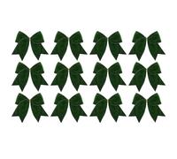 Generico Velvet Bows for Christmas Tree - Velvet Christmas Bows | Vintage Ribbon Bow Decorations | 6 pouces Retro Decorations| 12 Pieces Tree Bow for Packaging Box DIY Crafts Holiday