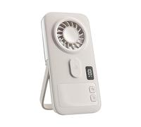 Generico Ventilateur à brumisation portable, mini silencieux, rechargeable à la main, ultra mince, ventilateur atomiseur portable, pour maison, chambre, intérieur, extérieur, été, camping, voyage
