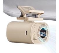 Genérico Ventilateur à pince pour voiture Équipement USB rechargeable pour les jours chauds