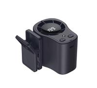 Generico Ventilateur clip portable avec - Écran LED durable pour bouche, élégant, voiture 199 vitesses, camion, van SUV bureau maison camping | Multipurpose Outdoor Indoor Utility stylish