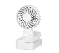 Genérico Ventilateur de bureau - Ventilateur de bureau rechargeable USB avec clip de refroidissement silencieux et refroidissement puissant