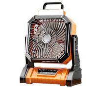 Generico Ventilateur De Camping Rechargeable - Ventilateur Personnel Compact - Avec Lanterne 5400 mAh Mode Réglable Souffleur Air Pour Intérieur Patio Sport Chambre Voyage Plage