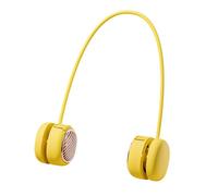 Generico Ventilateur de cou silencieux flexible à 5 vitesses | Ventilateur autour du cou pour extérieur, voiture, voyage, camping, croisière
