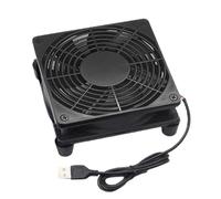 Genérico Ventilateur de refroidissement du routeur | Ventilateur alimenté par USB de refroidissement portable pour ordinateur | Haut débit d'air fort, ventilation