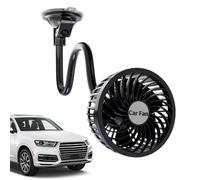 Generico Ventilateur de voiture portable - Voiture 12 V Slock depuis, ventilateurs de voiture soufflant d'air froid | pour les voitures portables rechargeables PU