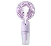 Generico Ventilateur électrique A - Dispositif de refroidissement portable | Ventilateur brumisateur portable rechargeable avec flux d'air à 3 vitesses pour voyage, école, plage, camping
