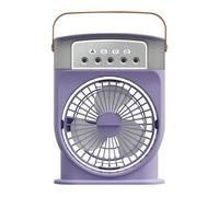 Genérico Ventilateur nébuliseur | Pour extérieur | Buse à 5 trous Réservoir d'eau de 600 ml Équipement compact pour camping d'été, sorties, plage, méditation, cuisine
