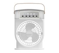 Generico Ventilateur nébuliseur - Ventilateur brumeur à eau | Rafraîchisseur d'air d'été avec 3 vitesses pour intérieur, maison, cuisine, chambre, méditation et activités